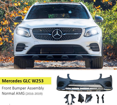 MERCEDES GLC-CLASS W253 (2016-2019), FRONT BUMPER ASSEMBLY NORMAL AMG
