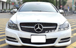 Mercedes C Class W204 Front Grille Diamond Look