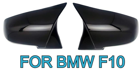 Mirror Covers For BMW F10 Glossy Black M5 Style