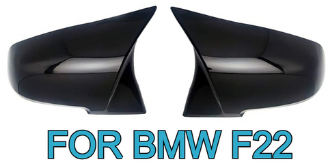 Mirror Covers For BMW F22 Glossy Black M Style