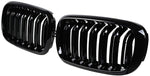 BMW E60 Front Grill Double Line Black Glossy
