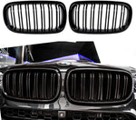 BMW X5 F15 F16 Front Grill Double Line Black Glossy