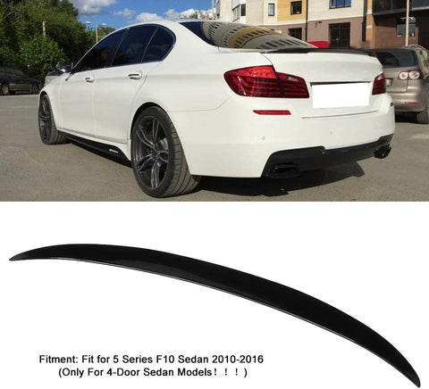 BMW F10 Glossy Black M Performance Trunk Spoiler