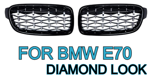 BMW X5 E70 Front Grill Diamond Look