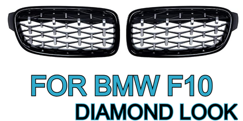 BMW F10  Front Grill Diamond Look