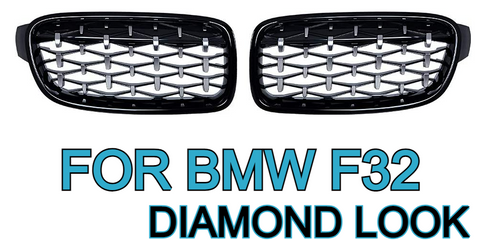 BMW F32  Front Grill Diamond Look