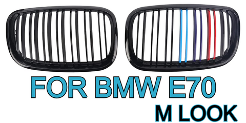 BMW X5 X6 E70 E71  Front Grill Double Line M Style