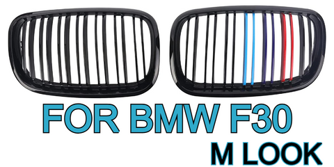 BMW F30 Front Grill Double Line M Style