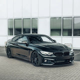 Front Bumper Lip For BMW F32 F33 F36 4 Series M Sport 2014-2020 435i Glossy Black