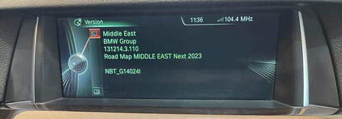 BMW Map Navigation Update Middle East NEXT 2023