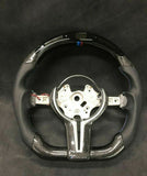 BMW D Shape LED Steering Wheel with Carbon Fiber for F series