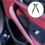 Carbon Style  Interior Door Handles for BMW 5 Series G30